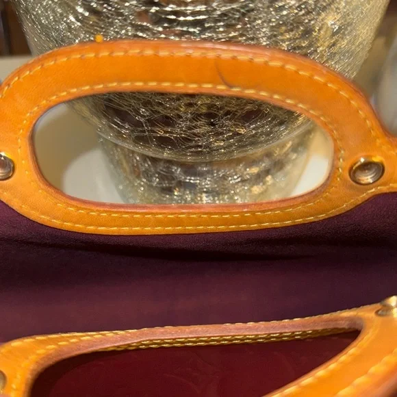 💯AUTHENTIC LOUIS VUITTON ROXBURY AMARANTE VERNIS DRIVE 2WAY SHOULDER BAG/CLUTCH - Picture 16 of 16